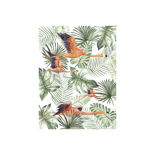 IXXI IXXI Wanddecoratie - Flamingo Flight & Zebra Palm