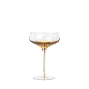 Broste Copenhagen Amber cocktailglas doorzichtig/karamel