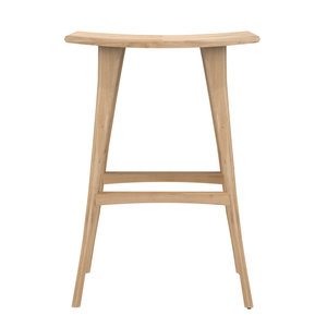 Ethnicraft Osso tabouret de bar en chêne - H 77,5