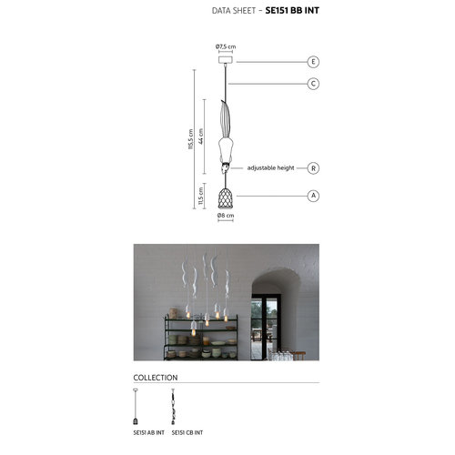 Karman Sherwood & Robin hanglamp keramiek wit