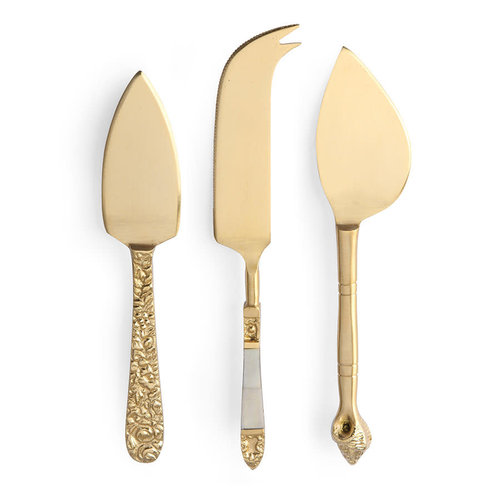HKLiving Kaasmes goud set van 3 HKLiving Kaasmes goud set van 3