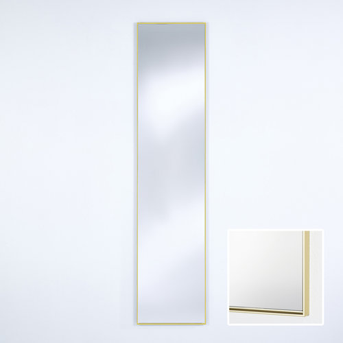 Deknudt Mirrors Lucka frosted hall spiegel goud