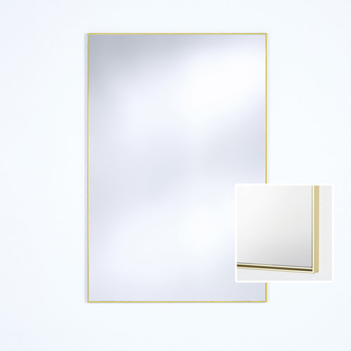 Deknudt Mirrors Lucka frosted spiegel goud XL