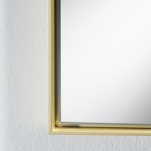 Deknudt Mirrors Lucka frosted spiegel goud XL