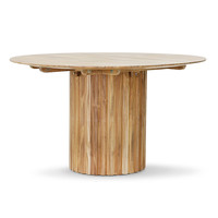 Pillar ronde eettafel teak