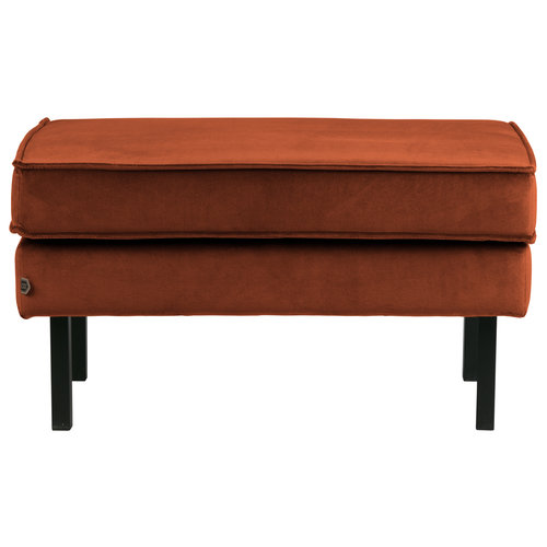BePureHome Rodeo hocker op poten fluweel BePureHome Rodeo hocker op poten fluweel