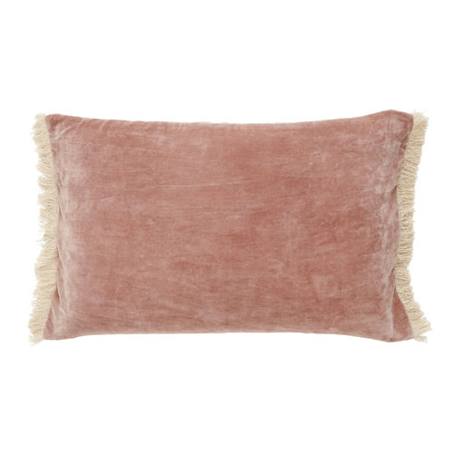 nordal Kussen met franjes fluweel rose nordal Kussen met franjes fluweel rose