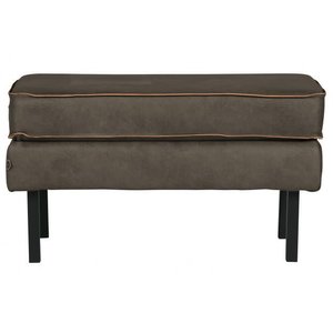 WOOOD Rodeo hocker op poten recycle leer