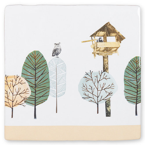 StoryTiles Vogelspotter tegel small StoryTiles Vogelspotter tegel small