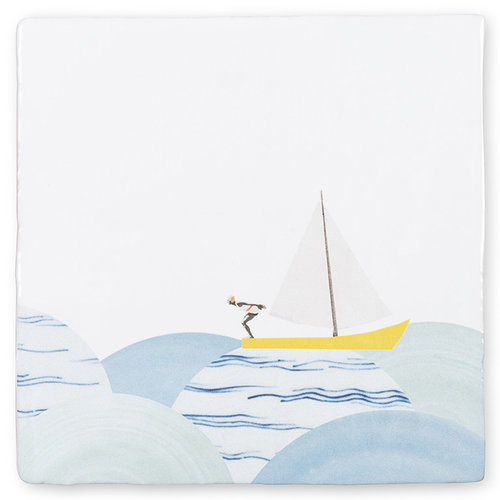 StoryTiles Als een vis in het water tegel small StoryTiles Als een vis in het water tegel small