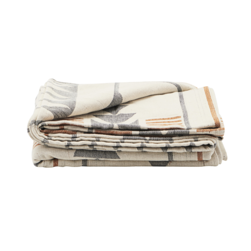 House Doctor Tribe bedsprei zand House Doctor Tribe bedsprei zand