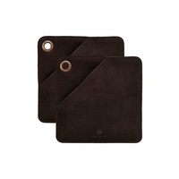 Circle pothouders bruin