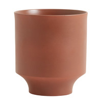 Yuda bloempot terracotta donker