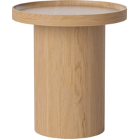 Plateau salontafel witgekalkte eik klein