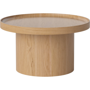 Bolia Plateau table basse en chêne blanchi Ø 61