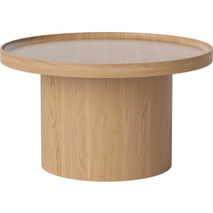 Bolia Plateau table basse en chêne blanchi Ø 74 Bolia Plateau table basse en chêne blanchi Ø 74