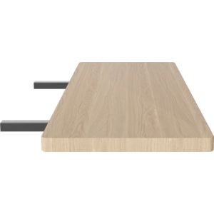 Bolia Graceful rallonge table à manger en chêne massif huilé blanc 2 pièces - 40 mm