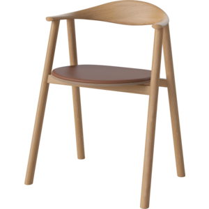 Bolia Swing chaise de salle à manger assise en cuir cognac Bolia Swing chaise de salle à manger assise en cuir cognac