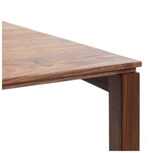 Kluskens Mistral table à manger carrée en noyer