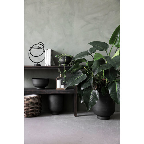 House Doctor Vig bloempot zwart - set van 2 House Doctor Vig bloempot zwart - set van 2
