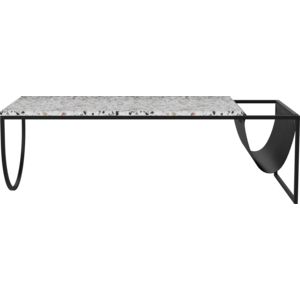 Bolia Piero salontafel zwartgelakte staal
