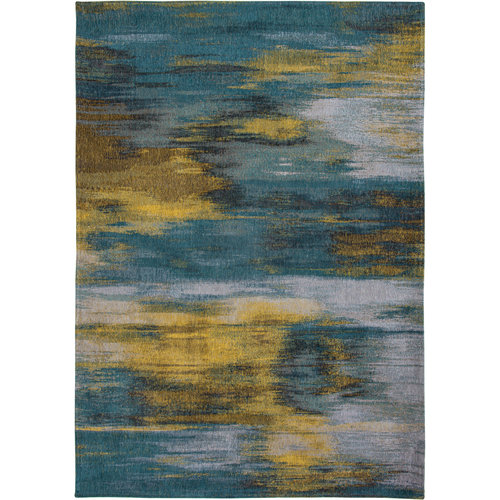 Louis De Poortere Rugs Monetti nymphea blue tapijt Atlantic Collection