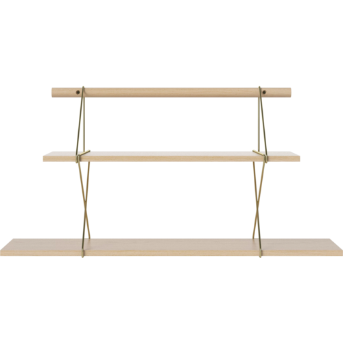 Bolia X-shelf combinatie small witgekalkt gelakt eiken Bolia X-shelf combinatie small witgekalkt gelakt eiken