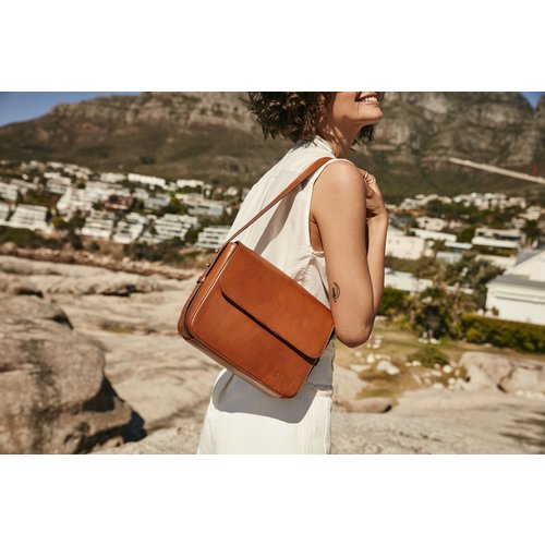 O My Bag Gina tas - klassiek leder cognac