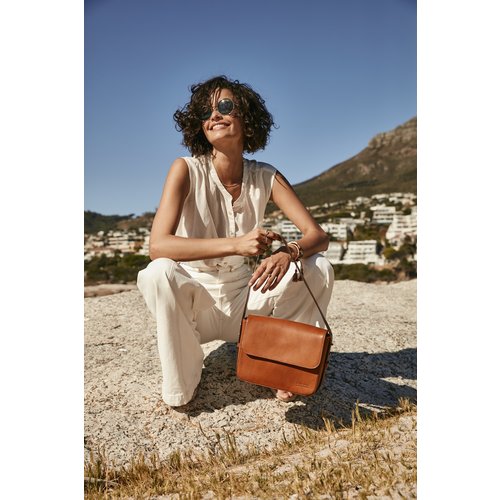 O My Bag Gina tas - klassiek leder cognac