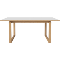 Nord eettafel witte laminaat 180