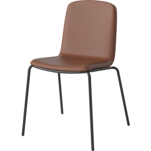 Bolia Palm chaise de salle à manger rembourrée avec cadre métallique