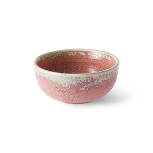 HKLiving Chef ceramics kom rustiek roze