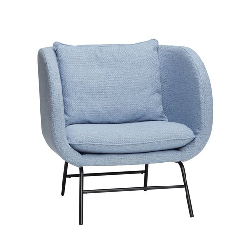 Hübsch Fauteuil helder blauw Hübsch Fauteuil helder blauw