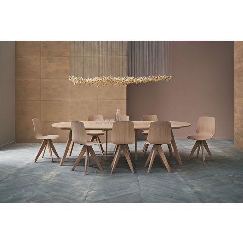 Bolia New Mood ronde eettafel - blad zwarte Fenix laminaat