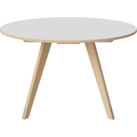 New Mood ronde eettafel - blad witte laminaat