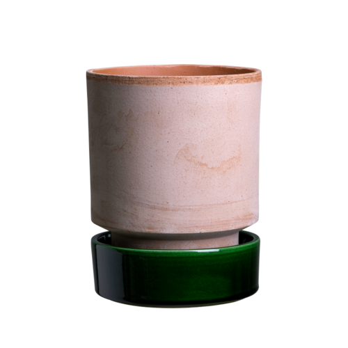 Bergs Potter The Hoff schotel voor bloempot geglazuurd smaragdgroen 8 cm Bergs Potter The Hoff schotel voor bloempot geglazuurd smaragdgroen 8 cm