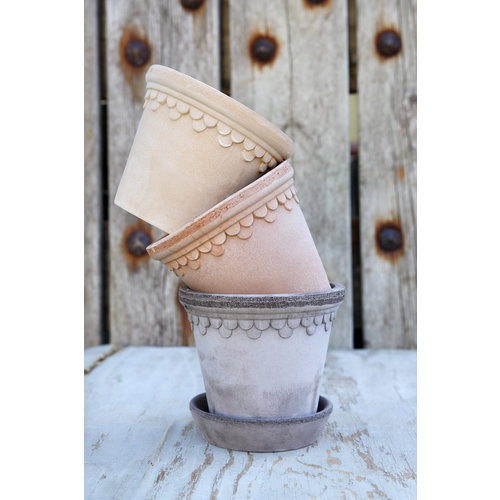 Bergs Potter Kopenhagen bloempot met schotel rose 30 cm