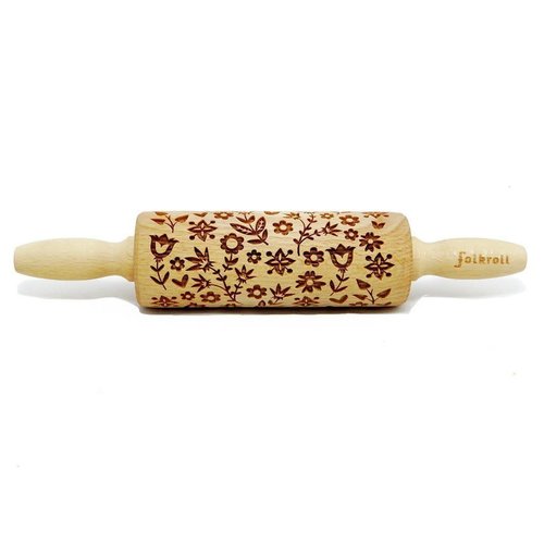 Folkroll Decoratiedeegrol 23 cm Flower Power Folkroll Decoratiedeegrol 23 cm Flower Power