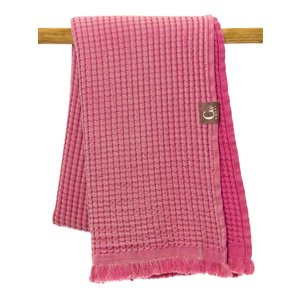 Gwery Passion pink serviette de plage nid d'abeille 180 x 100 Gwery Passion pink serviette de plage nid d'abeille 180 x 100