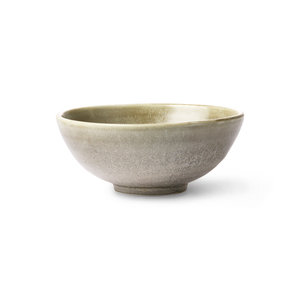 HKLiving Chef ceramics saladier rustique vert/gris