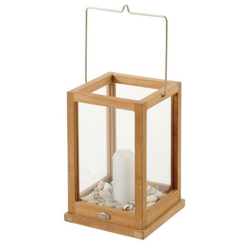 Brafab Kea lantaarn teak/glas 25 x 40 Brafab Kea lantaarn teak/glas 25 x 40