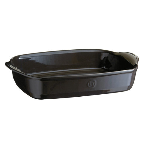 Emile Henry Ultime ovenschaal groot rechthoekig charcoal Emile Henry Ultime ovenschaal groot rechthoekig charcoal