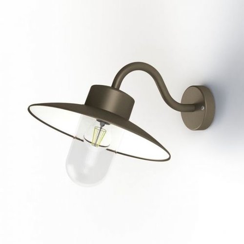 Roger Pradier Belcour wandlamp model 1 helder glas