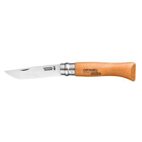 Opinel Carbon giftbox zakmes nr.08 staal/hout