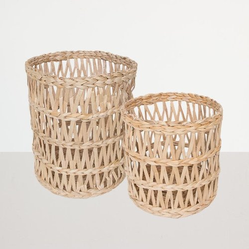 Urban Nature Culture Mand uit bananenbladeren set van 2 Urban Nature Culture Mand uit bananenbladeren set van 2