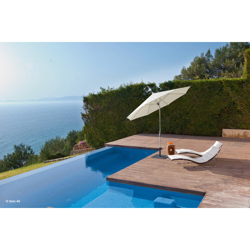 Glatz Alu Twist parasol stof 649 ivory