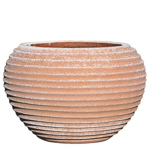 Poggi Ugo Pot de fleurs sphérique à rayures Poggi Ugo Pot de fleurs sphérique à rayures