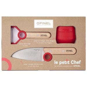 Opinel LePetitChef kinderkeukenset 3-delig rvs/hout