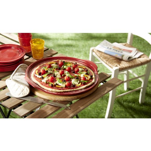 Emile Henry Pizza steen gegroefd grand cru Ø35cm