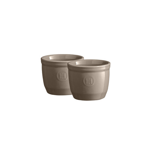 Emile Henry Ramekin n°8 argile - set van 2